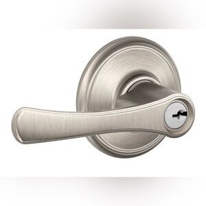 Set Of 2 Schlage F51A VLA 619 Avila Single Cylinder Keyed Entry Door Lever Set